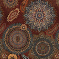 Boho Traditional Wallpaper Peel and Stick Dark Red Floral Wallpaper Boho Burgundy Gold Green Maroon Vintage Bohemian Bold Moody Floral Contact Paper Self Adhesive Vinyl Removable 17.5x80