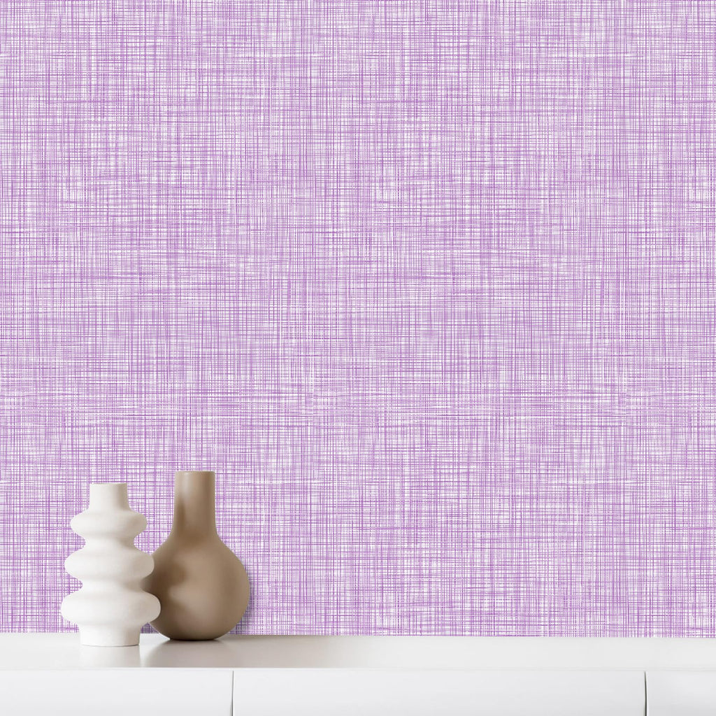 Amiya Beige Peel and Stick Wallpaper Faux Grasscloth Textured Self Adhesive Vinyl Contact Paper Fabric Linen Removable Waterproof Wall Paper for Cabinets Furniture Drawers 17.3"x120"