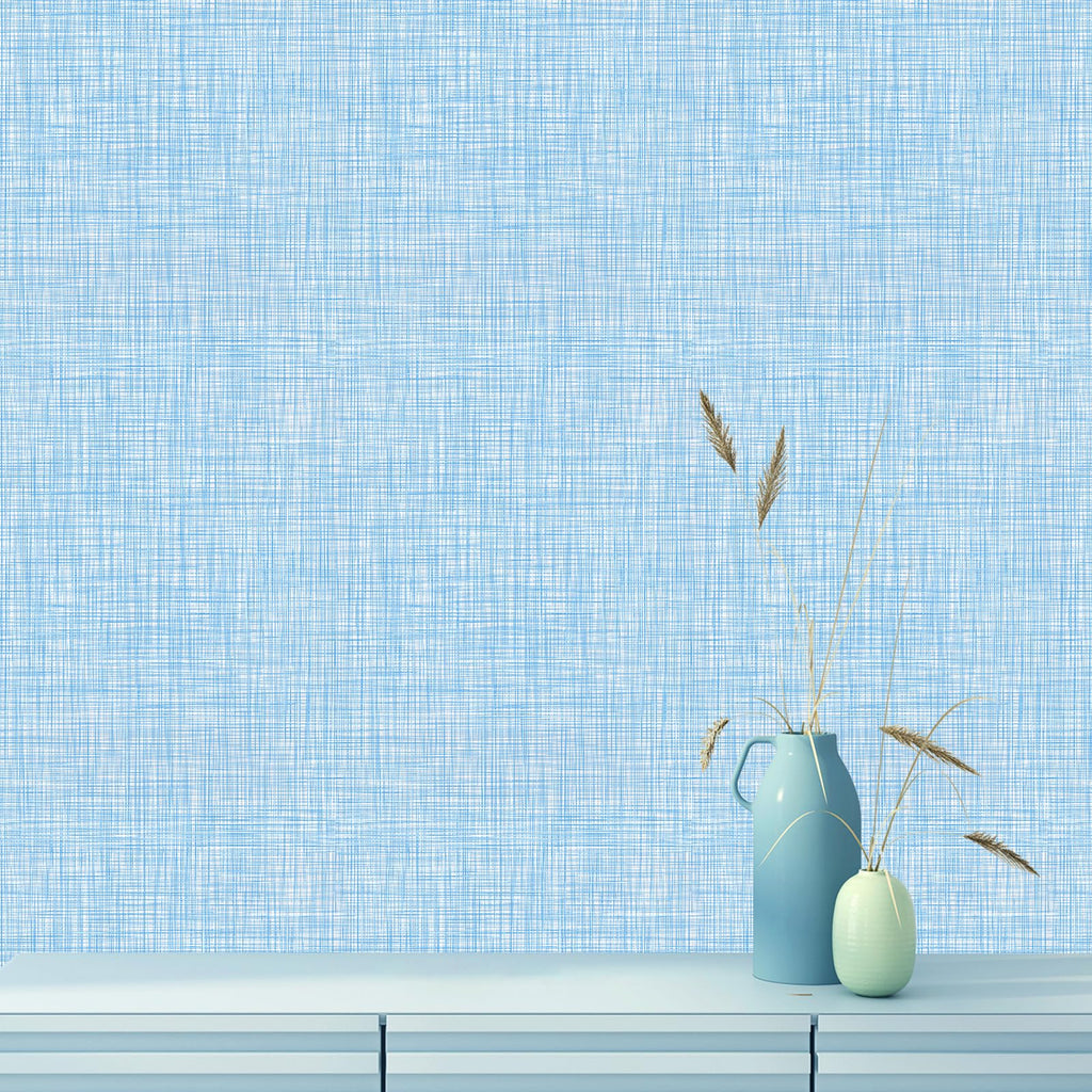 Amiya Beige Peel and Stick Wallpaper Faux Grasscloth Textured Self Adhesive Vinyl Contact Paper Fabric Linen Removable Waterproof Wall Paper for Cabinets Furniture Drawers 17.3"x120"